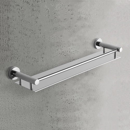 Wall Mounted Polished Chrome Bathroom Shelf Nameeks NCB92